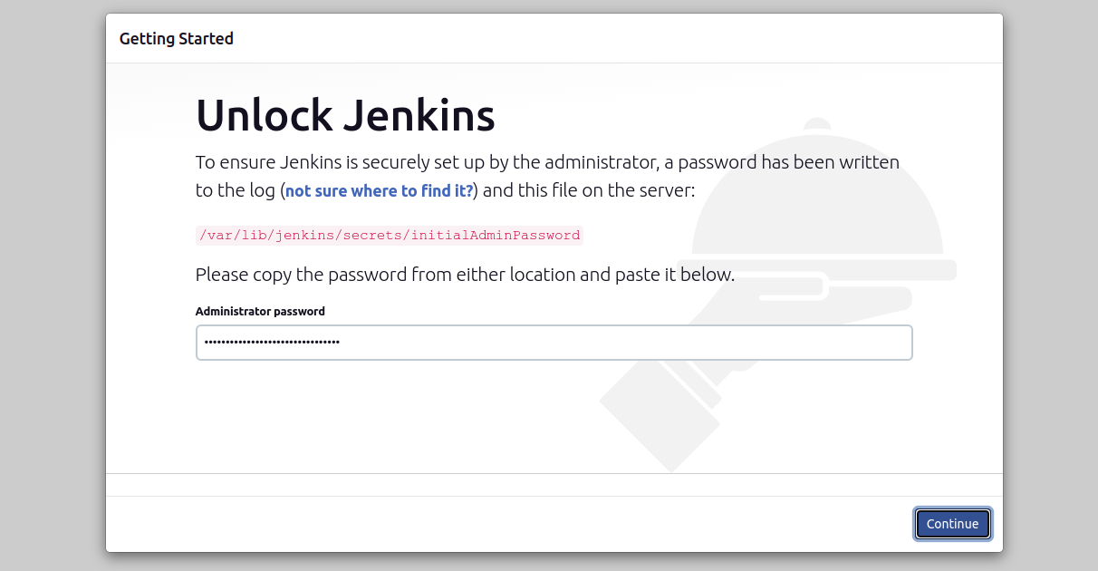 Unlock Jenkins